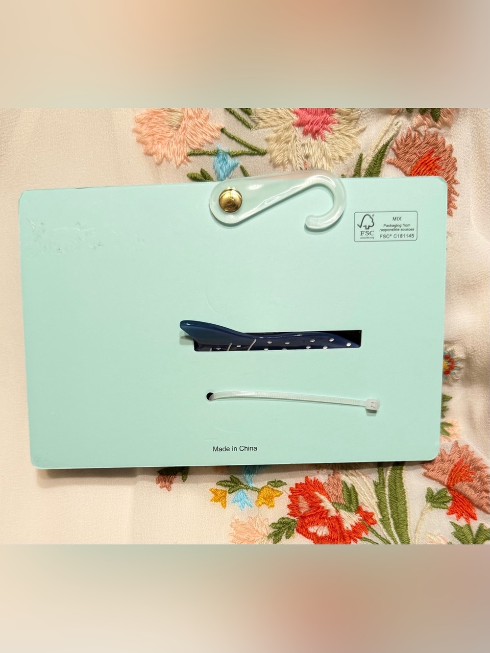Piper•K Navy Whale Shark Decorative Hair Clip NEW - Picture 5 of 9